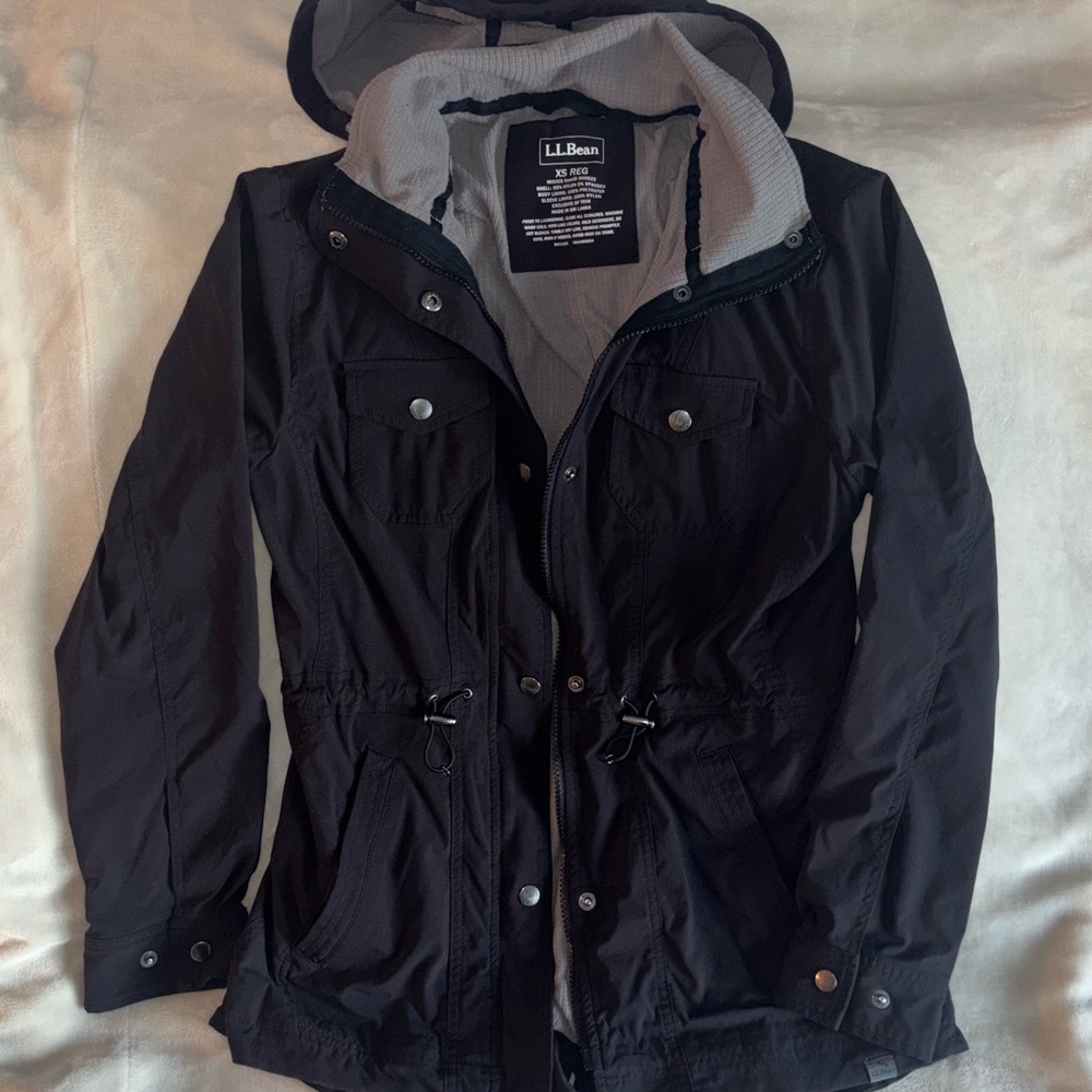 L.L. Bean Women's Black Pea Coat